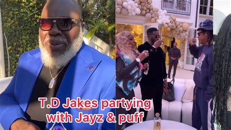 td jakes dancing at diddy party